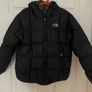 Boys North face reversible coat